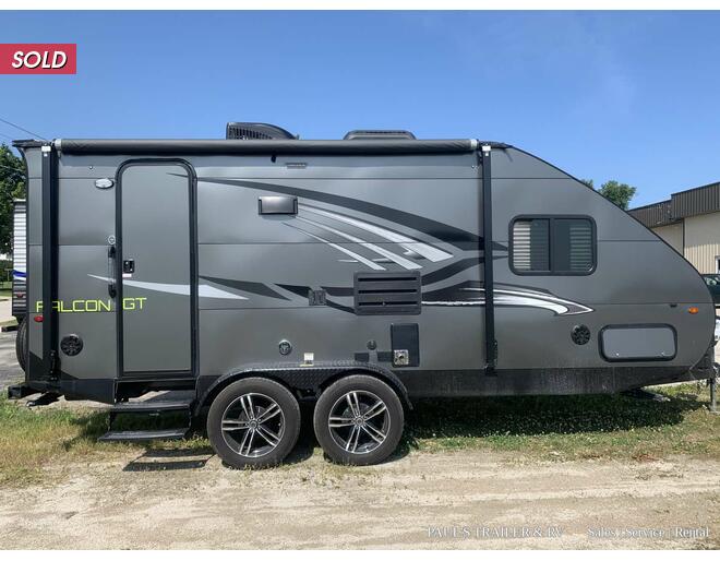 2018 Travel Lite Falcon 23RB Travel Trailer at Pauls Trailer and RV Center STOCK# U18TL2506 Exterior Photo