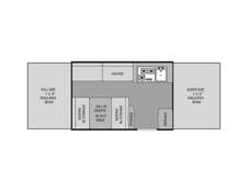 2014 Coachmen Viking LS Series 2107LS Folding at Pauls Trailer and RV Center STOCK# U14V8036 Floor plan Image